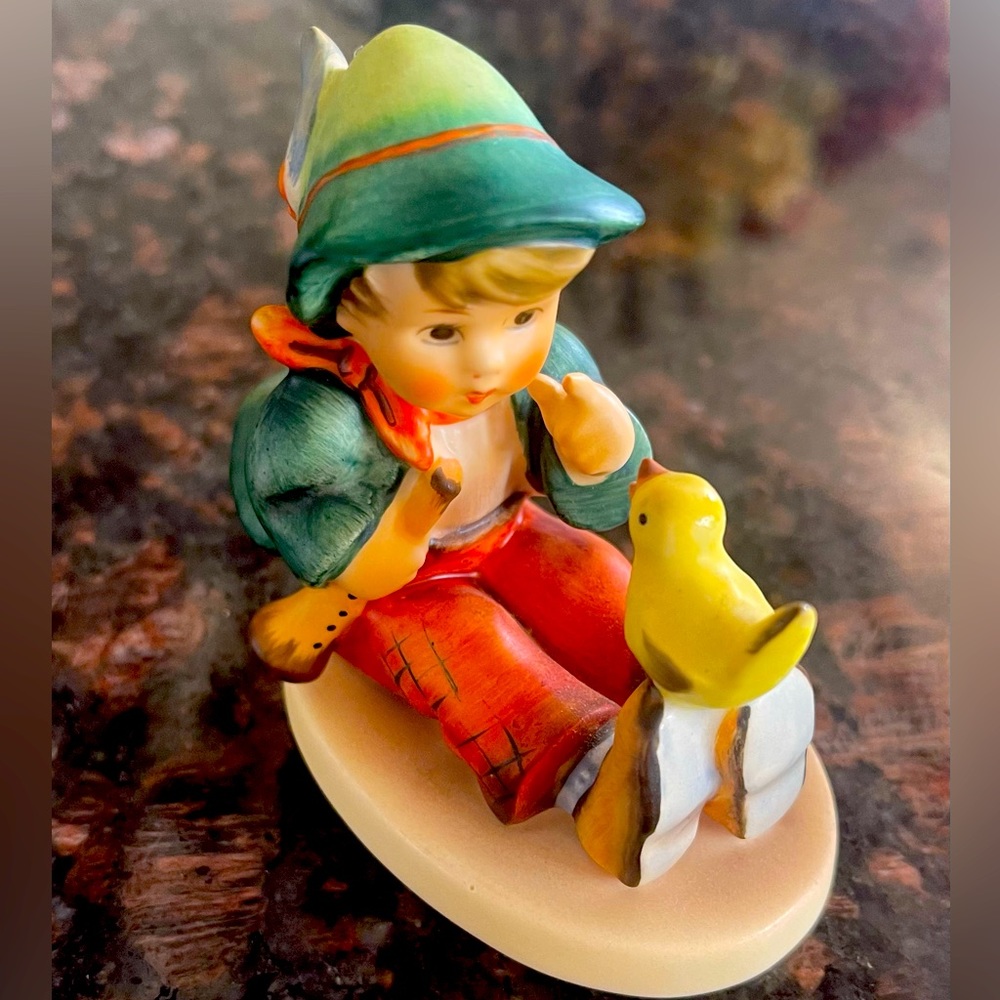 Goebel Hummel Boy with Bird  Vintage